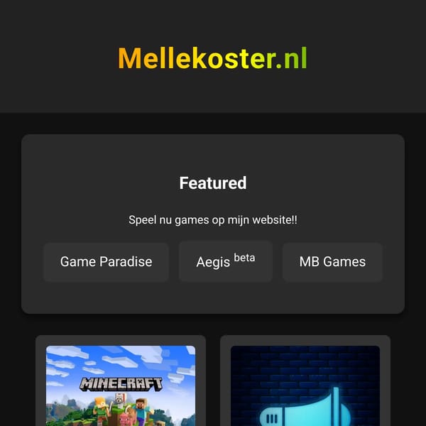 Mellekoster.nl home