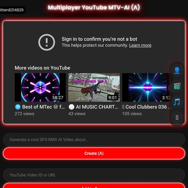 Multiplayer YouTube Viewer/with vc