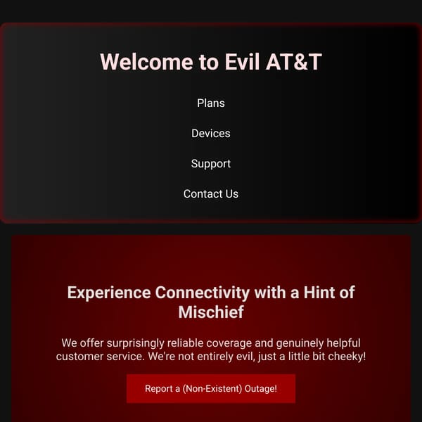 Evil AT&T: Cellular Plans That WILL leave YOU relieved!