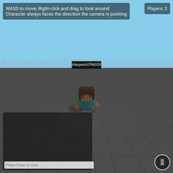 3D Hangout [mobile friendly]