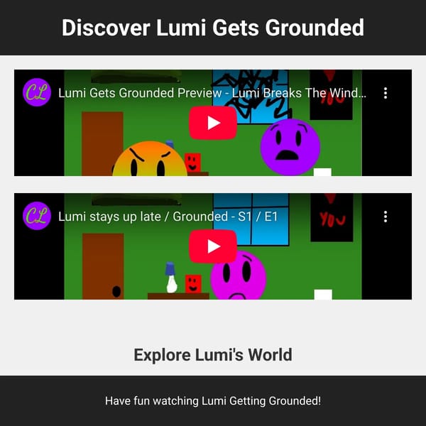 Lumi Gets Grounded - An Interactive Promotion