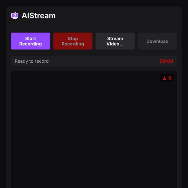 AIstream (StreamSim but modded)