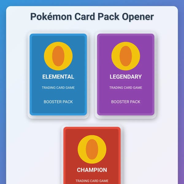 Pokémon Card Pack Opener