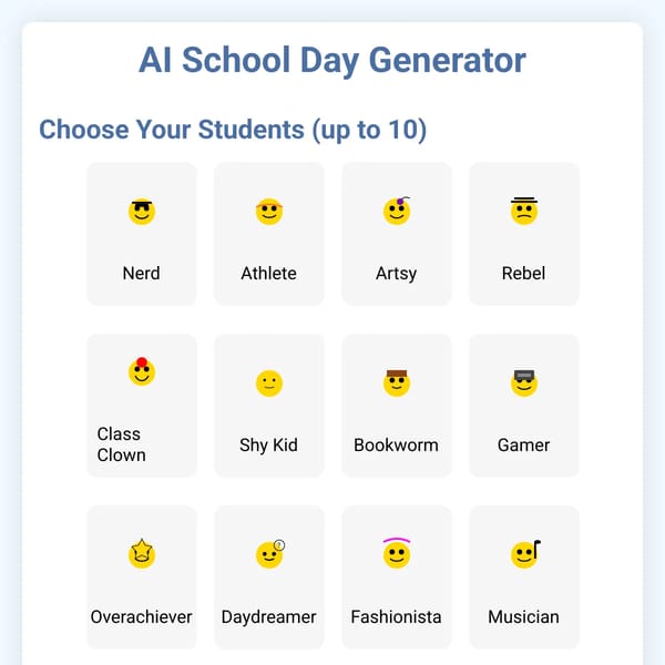 AI School Day Generator