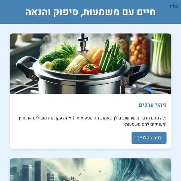 כוחה של התבוננות בעבודת השם
styl
