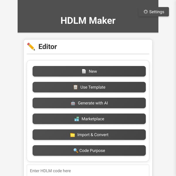 HDLM Maker