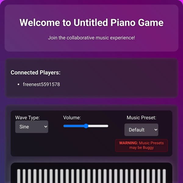Untitled piano game [Better than old]