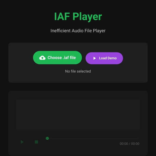 IAF Player - Inefficient Audio File Player