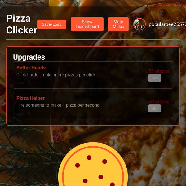Multiplayer Pizza Clicker