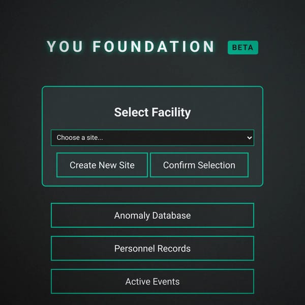 SCP Foundation Simulation