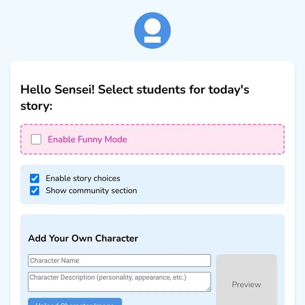 Blue Archive Story Generator