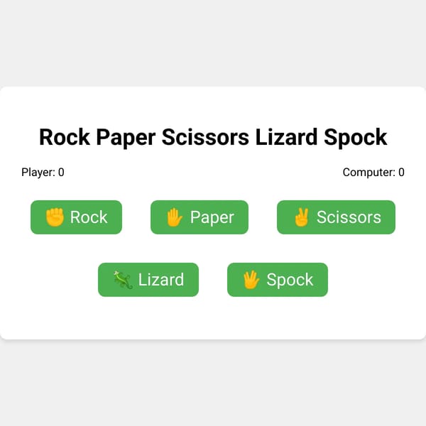 Rock Paper Scissors