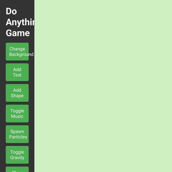 Do Anything Game