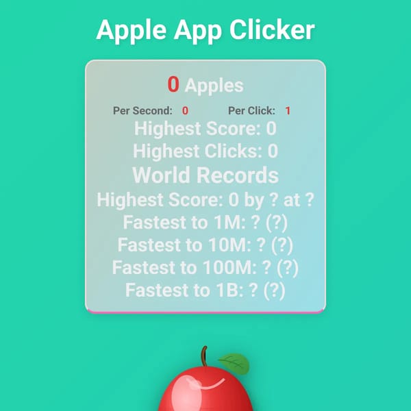Apple Clicker Game