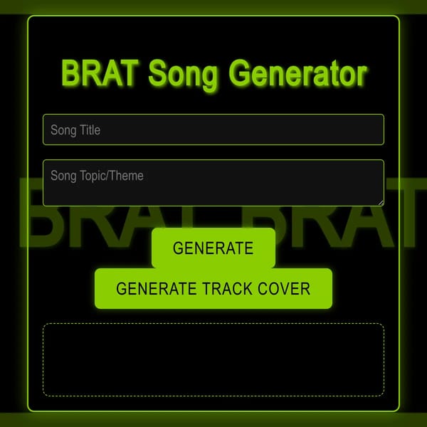 BRAT Song Generator