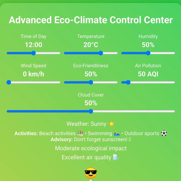 Control the Weather