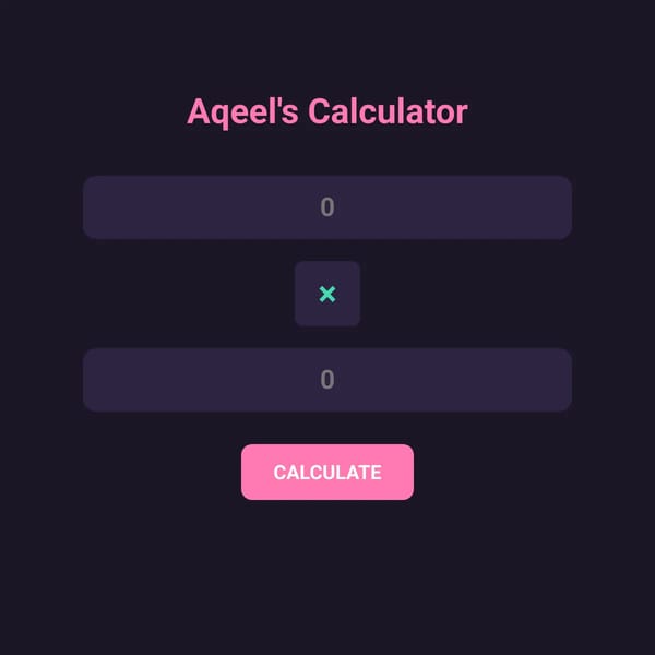 Calculator (pygame to websim)