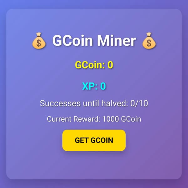 GCoin Mining