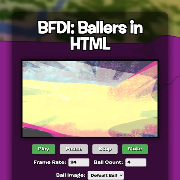 BFDI: Ballers in HTML