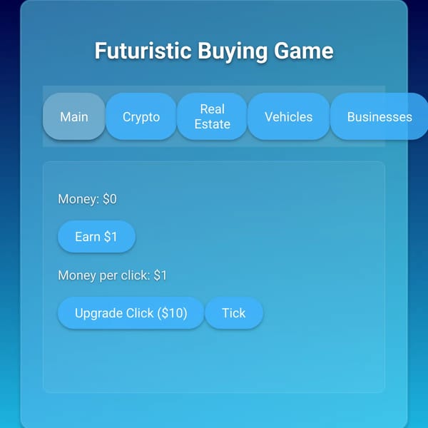 Buying Game [work in progress]
