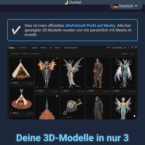 Meshy3D - Free Month 3D Builder