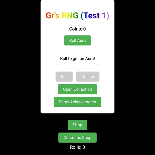 Gr's RNG (TEST 1) ((broken rolls counter))