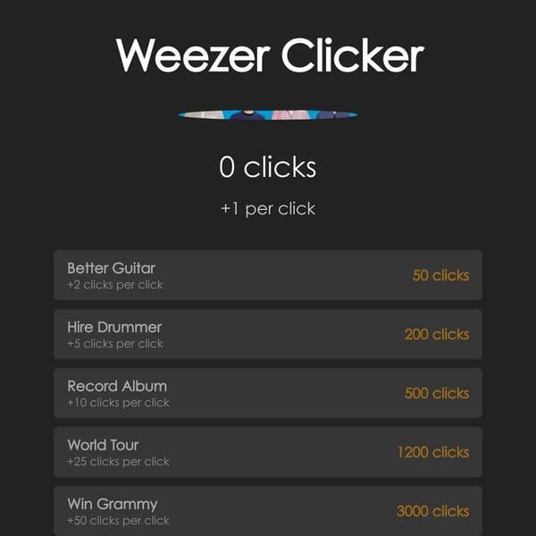 Weezer Clicker
