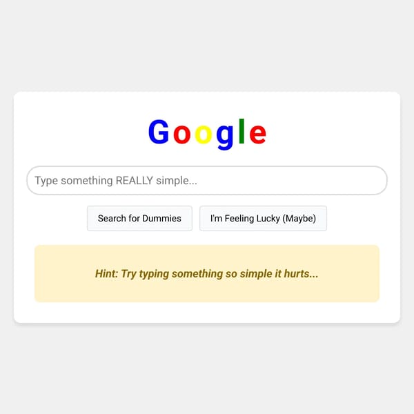 google for idiots