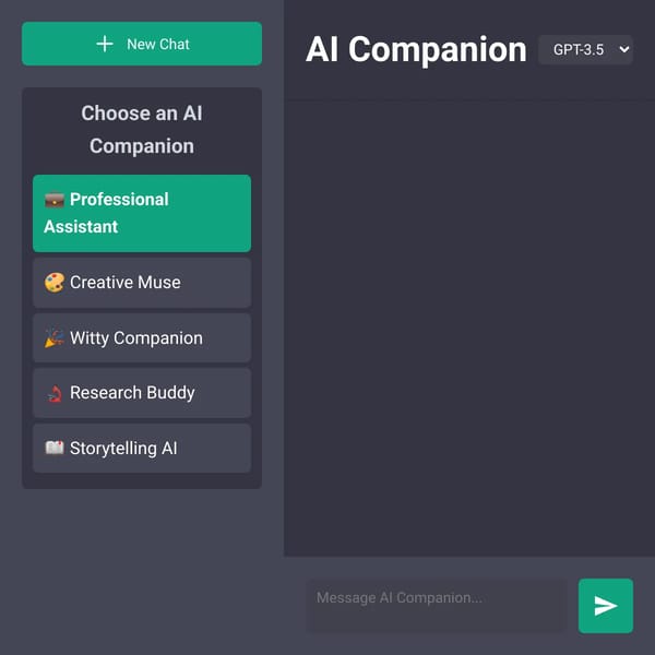 Talk to AI! (Experimental Website, also theres a little secret!)