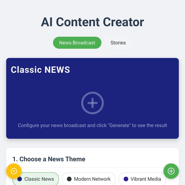 AI News Broadcast Creator