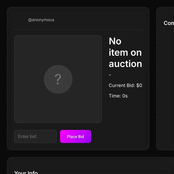 Auction Room (Beta)