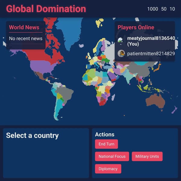 Global Strategy Game