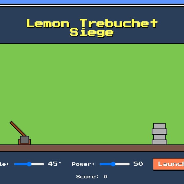 Lemon Trebuchet Siege