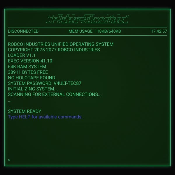 Fallout Terminal Interface