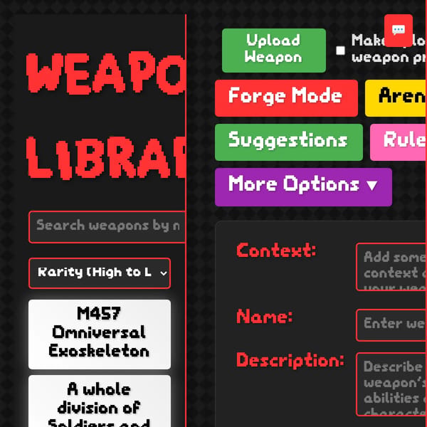 Alternate (Alternate) Weapon Forge