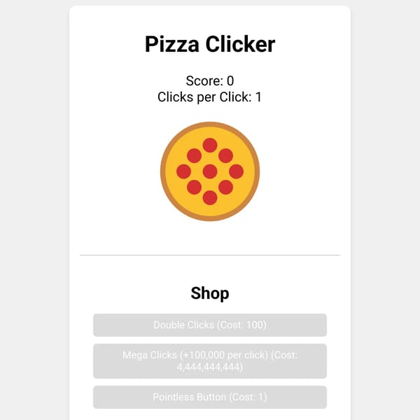 Pizza Clicker