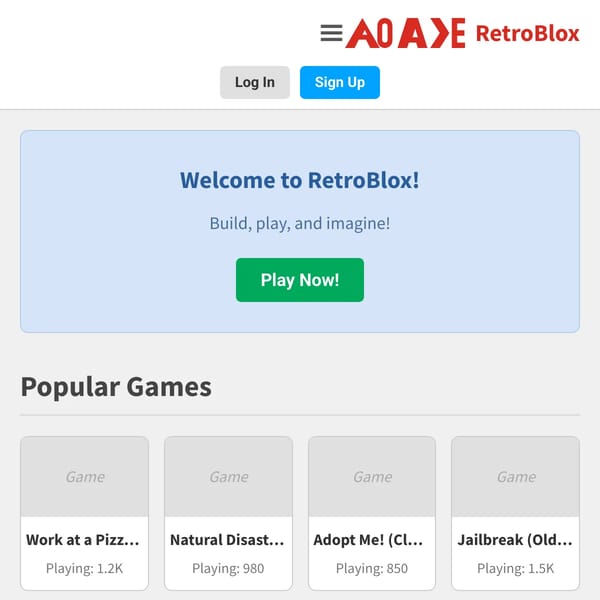 RetroBlox 2016