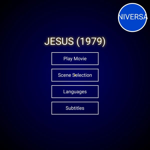 DVD Menu - JESUS (1979)