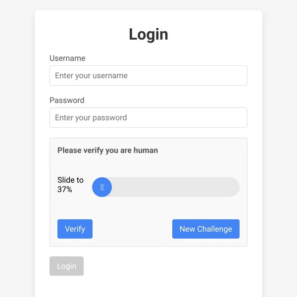 Annoying CAPTCHA Challenge