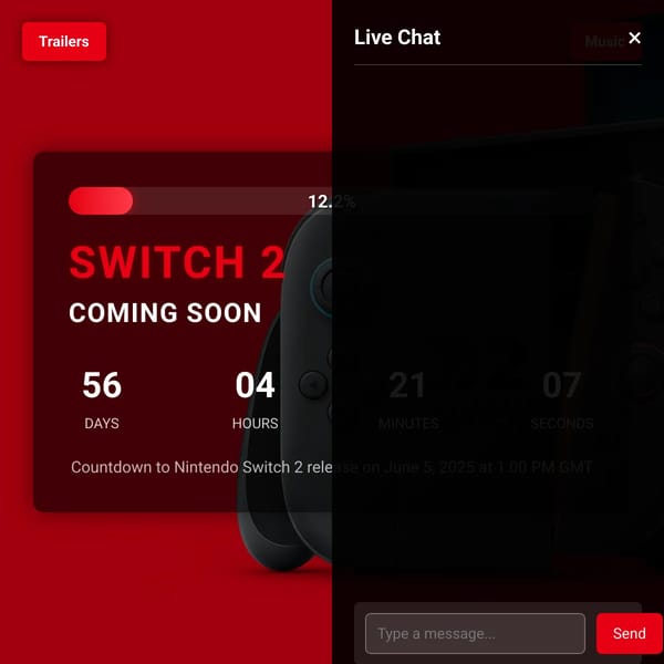 Switch 2 Countdown