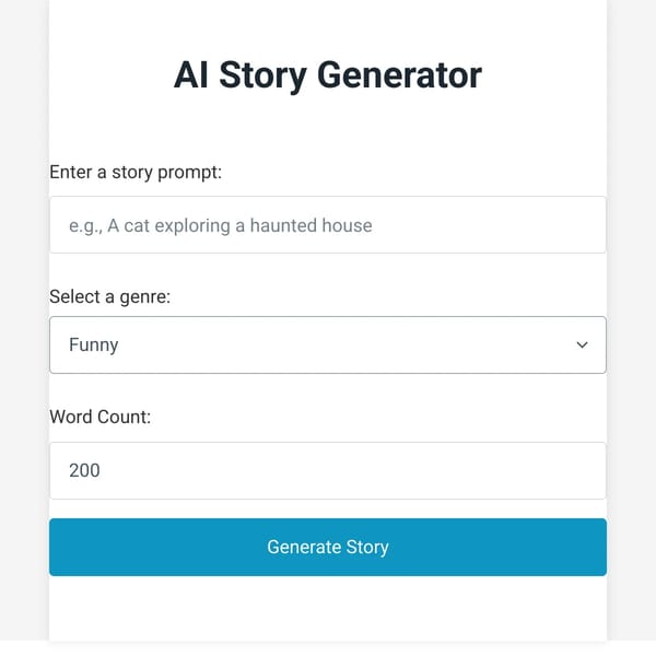 AI Story Generator