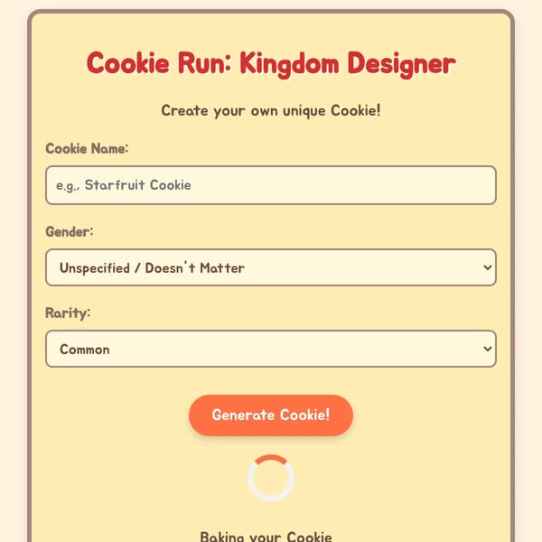 Cookie Run: Kingdom Designer