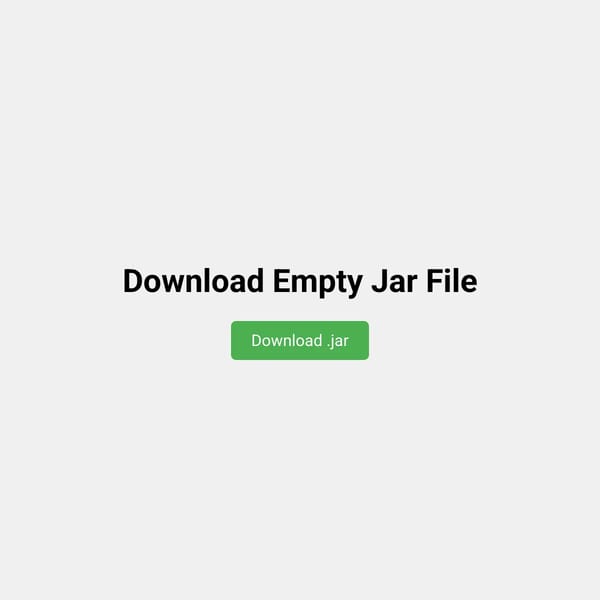 Empty Jar File Downloader