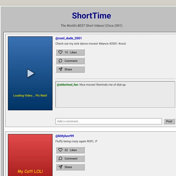 ShortTime - 2001 Short Videos