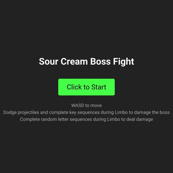 the sour cream bossfight