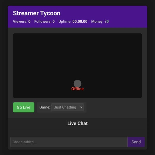 Streamer Tycoon
