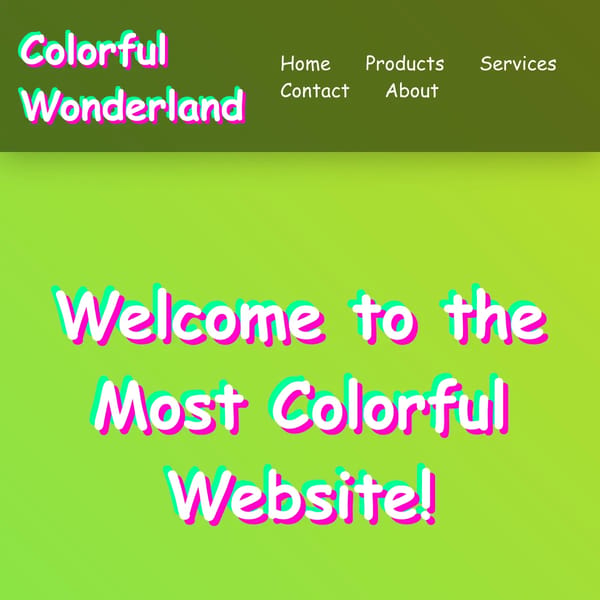Colorful Wonderland