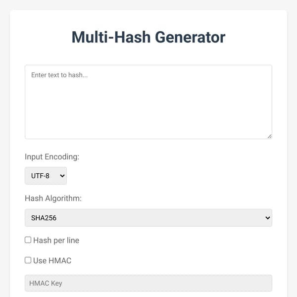 Multi-Hash Generator