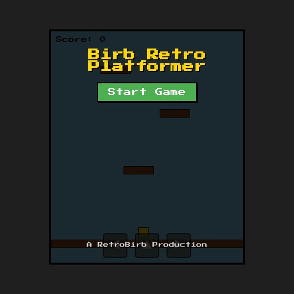 Birb Retro Platformer
