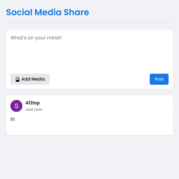 Social Media Share